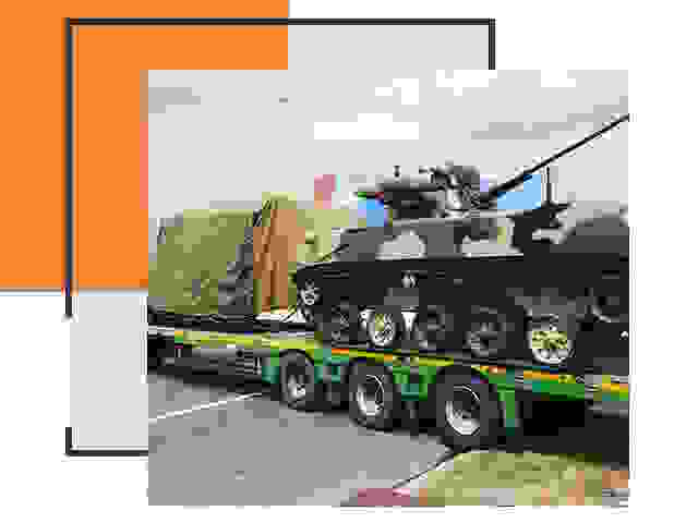 Перевозка военной техники в Березниках